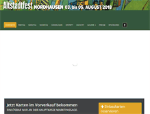 Tablet Screenshot of das-altstadtfest.de